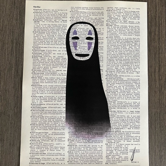 Spirited Away (Movie) Themed Dictionary Prints - Set of 6 - Picture 6 of 6